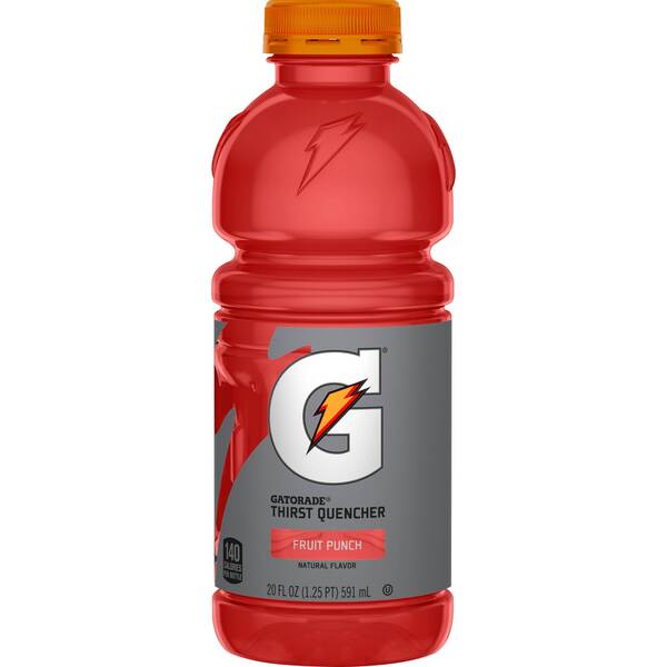 Boisson pour sportifs Gatorade Fruit Punch - Bouteille de 591 ml