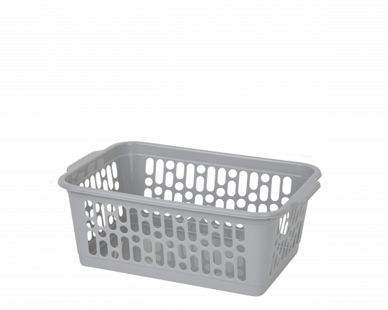 Single Medium Handy Basket Cool Grey