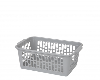Single Medium Handy Basket Cool Grey
