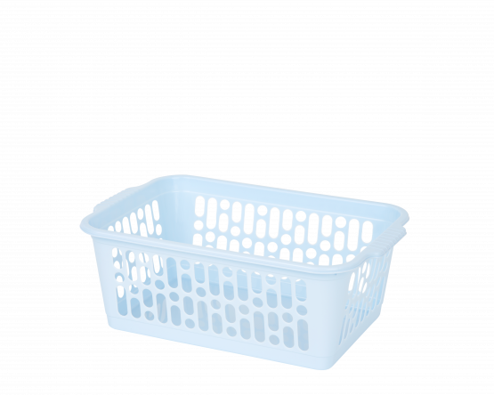 Single Medium Handy Basket Cool Blue