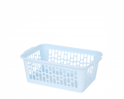 Single Medium Handy Basket Cool Blue