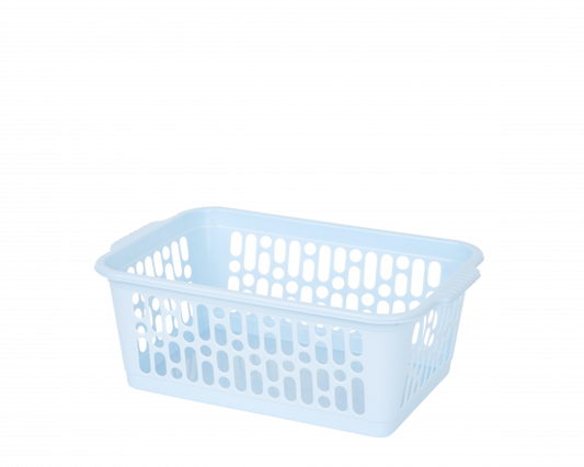 Single Medium Handy Basket Cool Blue