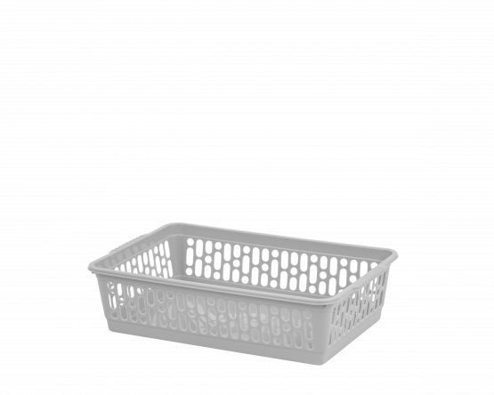Single Small Handy Basket Cool Grey