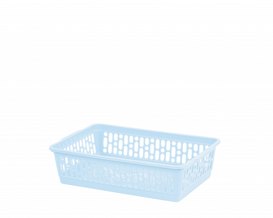 Single Small Handy Basket Cool Blue