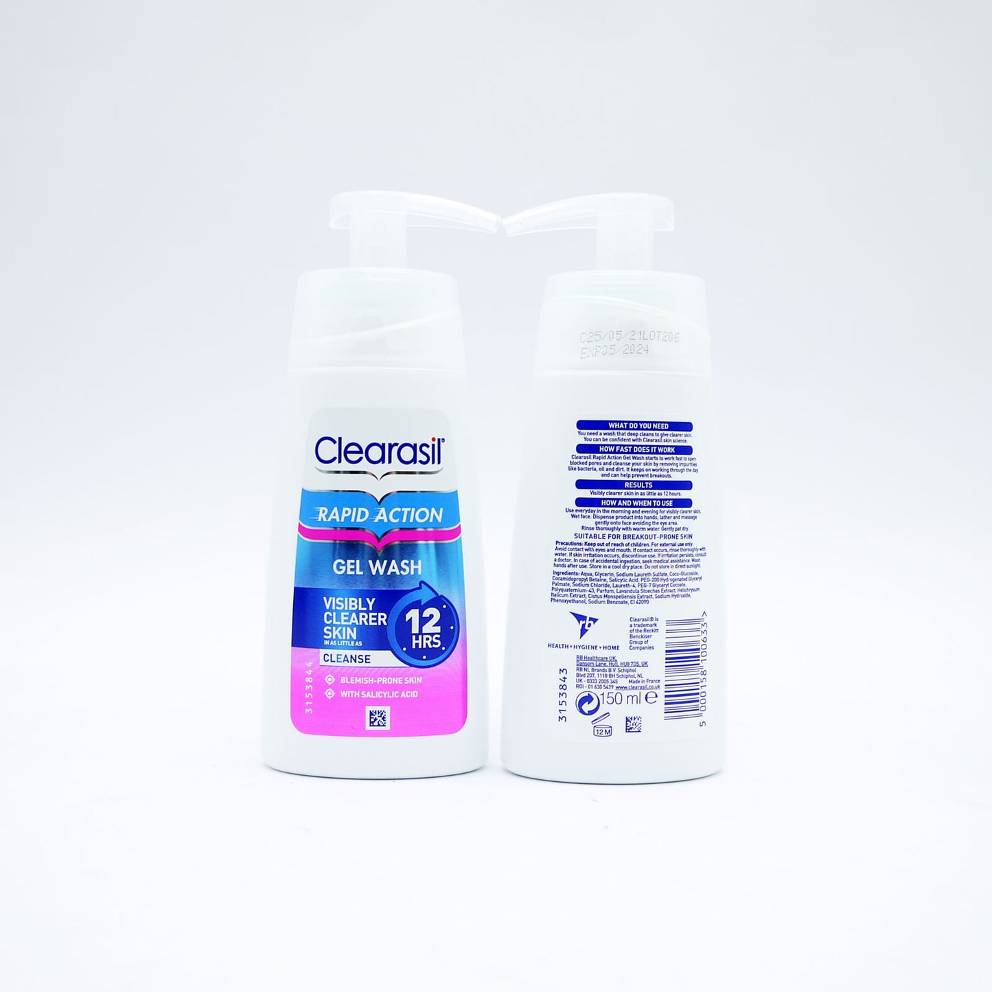 CLEARASIL RAPID ACTION GEL 150ML