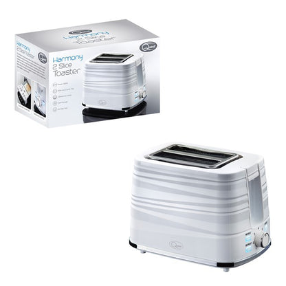 Harmony 2 Slice Toaster - White