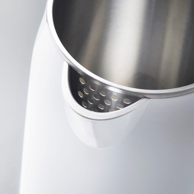 1.5L Fast Boil Stainless Steel Kettle -White 3000W