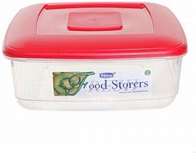 7L SQUARE FOOD STORER BOX RED LID