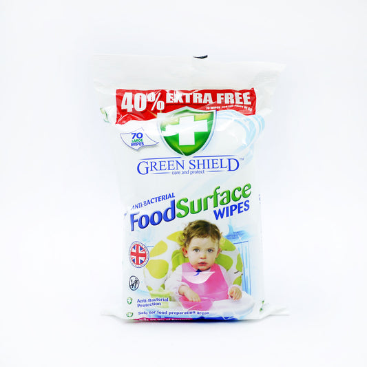 GREENSHIELD ANTIBAC FOOD SURFACE WIPE 70'S