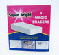 SUPER BRIGHT MAGIC ERASER 4PK