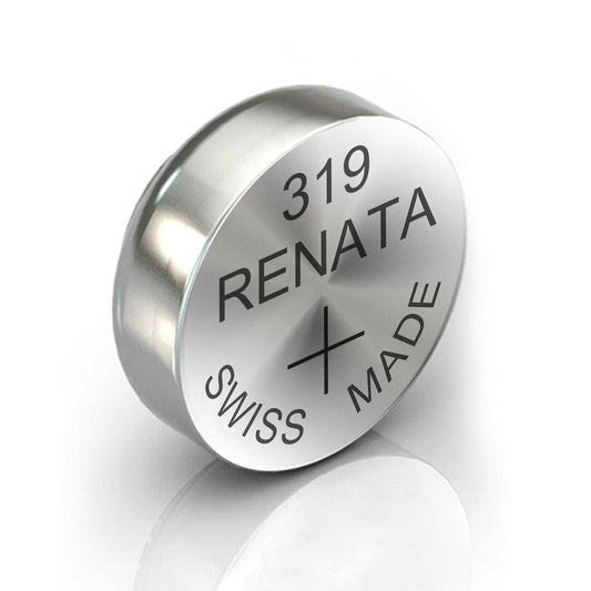 Pile de montre à oxyde d'argent Renata 319 SR527SW