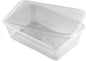 Plastic Rectangular Food Containers 1000ml 4pk