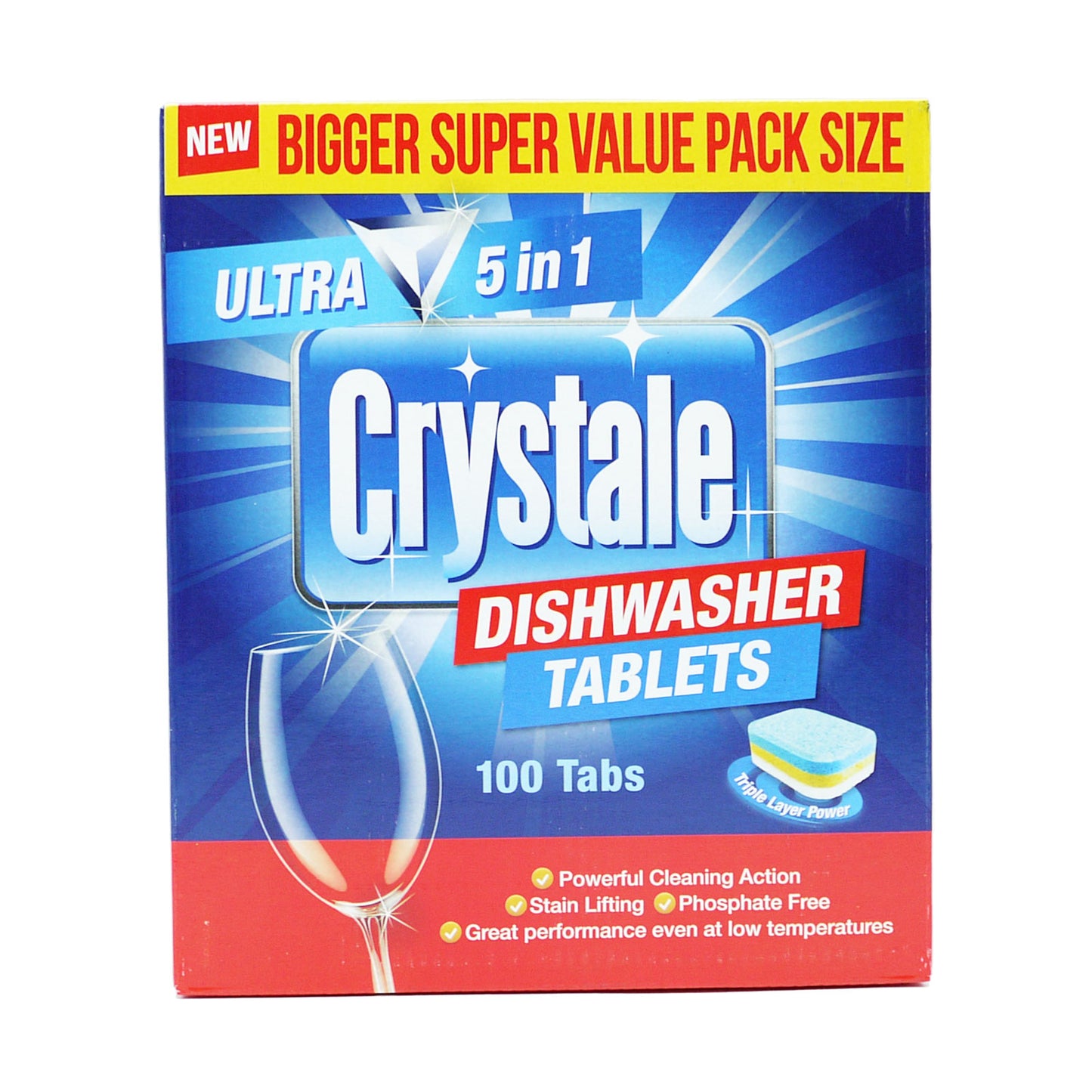 CRYSTALE DISHWASHER TABLETS 100'S