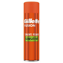 GILLETTE FUSION SHAVING FOAM SENSITIVE 250ML