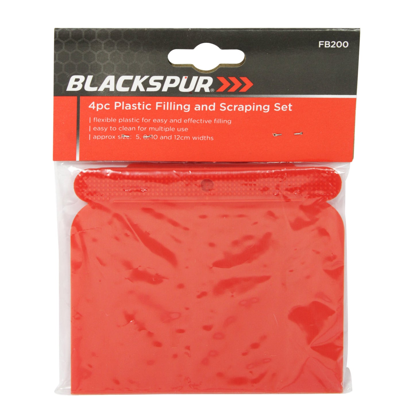 BLACKSPUR Ensemble de 4 pièces en plastique pour garnissage et raclage