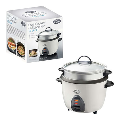 1.5L Rice Cooker & Steamer