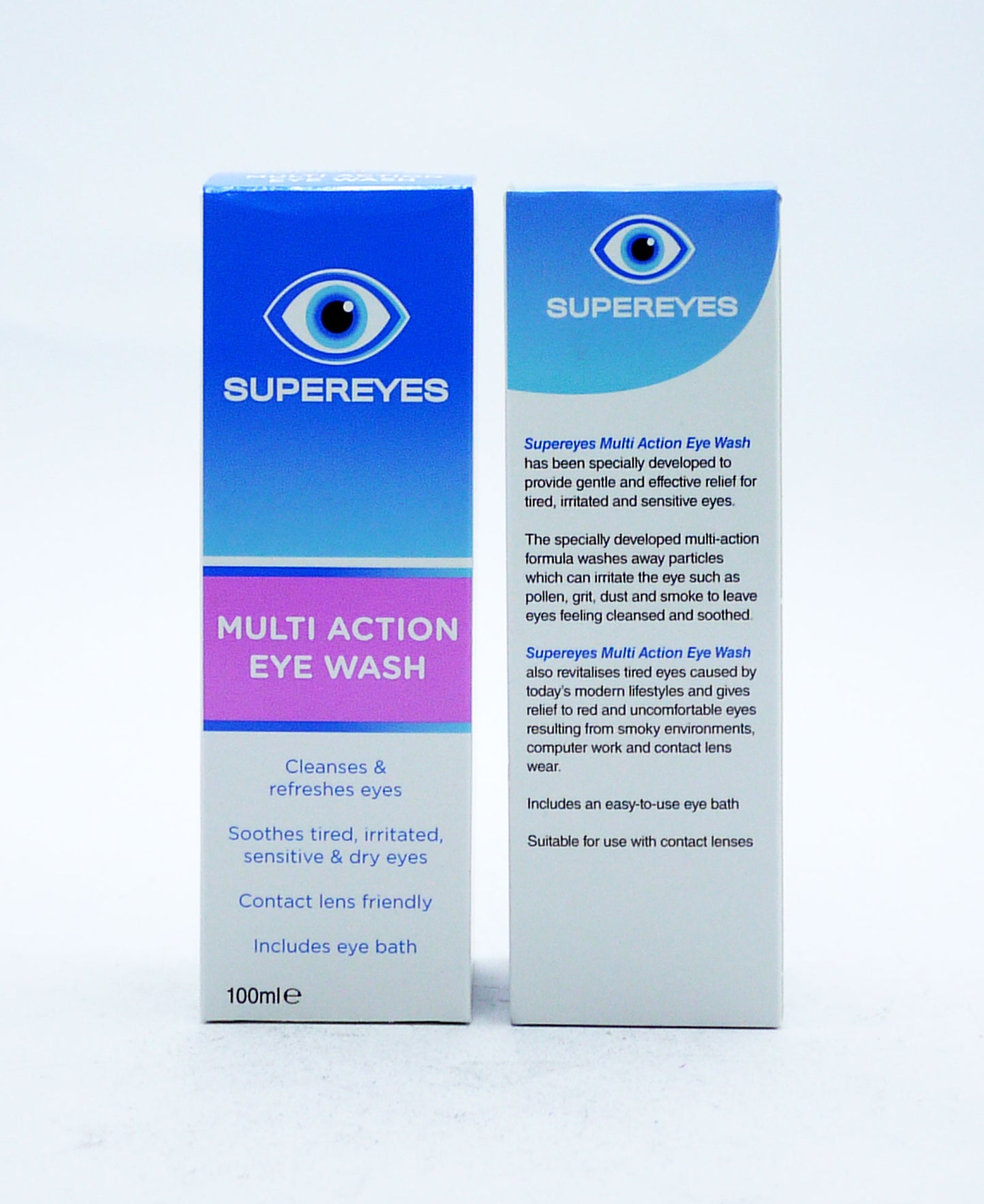 SUPEREYES EYE WASH + EYE BATH 100ML