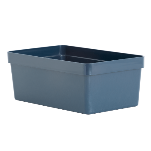 Panier utilitaire Studio Linen 3.01 36 x 22 x 14cm bleu marine