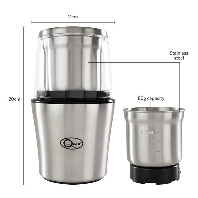 Wet & Dry Grinder - 200w - 80g Capacity