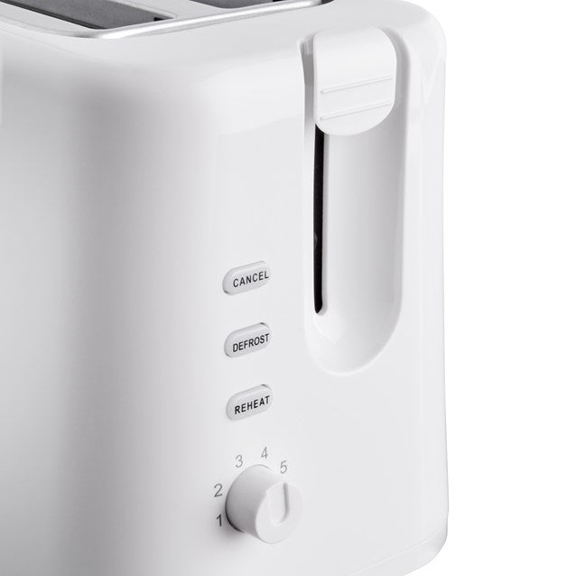 2-Slice Toaster - White