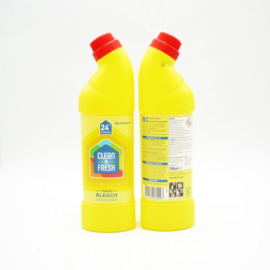 CLEAN & FRESH THICK BLEACH CITRUS 750ML