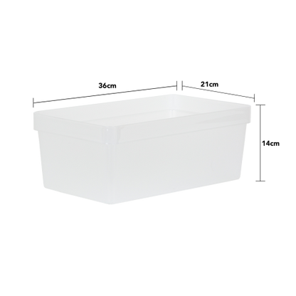 Studio Stack 3.01 Box & Lid 36 x 22 x 14cm (Shoe Box) Clear