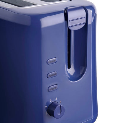 2-Slice Toaster - Navy Blue