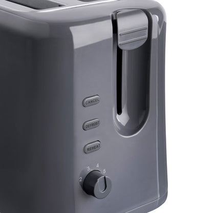 2-Slice Toaster - Grey