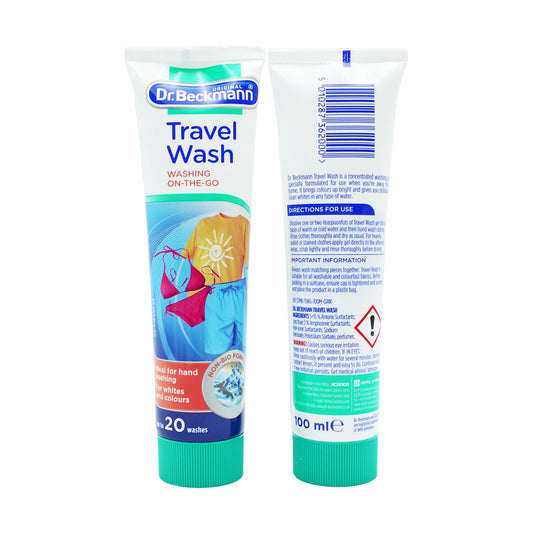 DR BECKMANN GLOW WHITE TRAVEL WASH 100ML