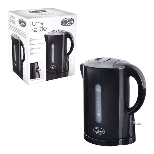 1L Jug Kettle - Black