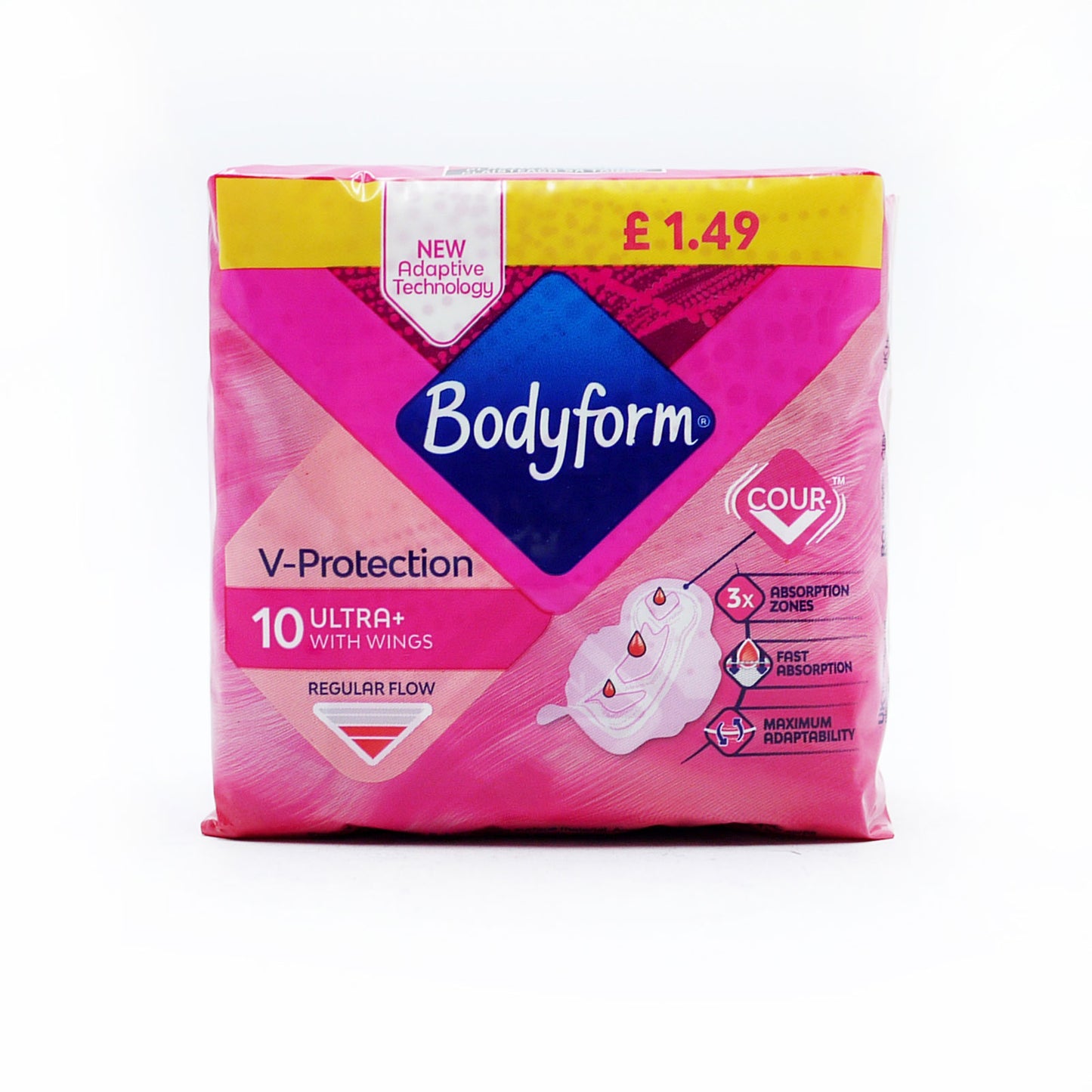 BODYFORM ULTRA NORMAL WINGS PMP £1.49 10's