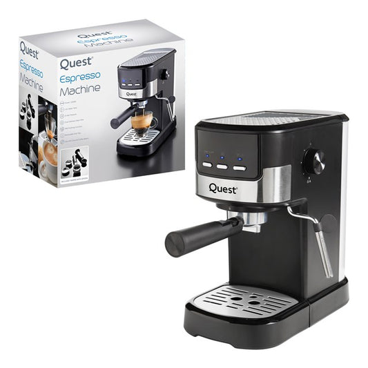 Machine à espresso Quest Coffee avec mousseur à lait