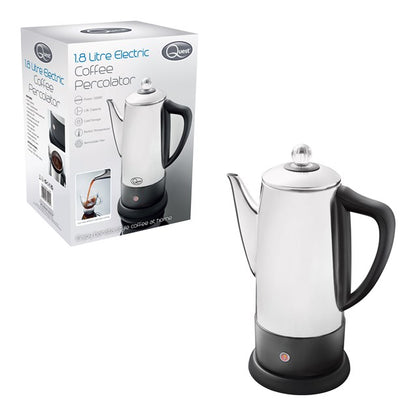 1.8L Electric Coffee Percolator - S/Steel