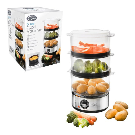 3-Layer Compact Food Steamer