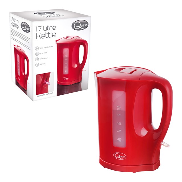 1.7L Jug Kettle - Red