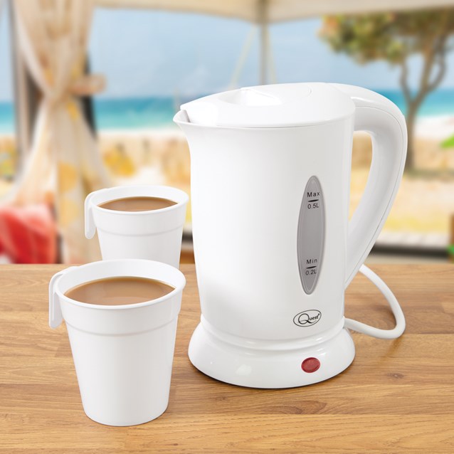 0.5L Travel Kettle - White
