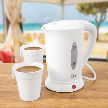 0.5L Travel Kettle - White