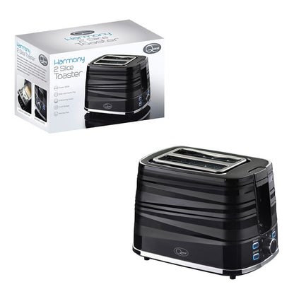 Harmony 2 Slice Toaster - Black
