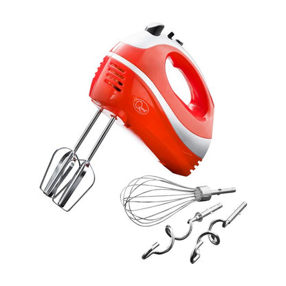 Professional Hand Mixer - Red/Silver