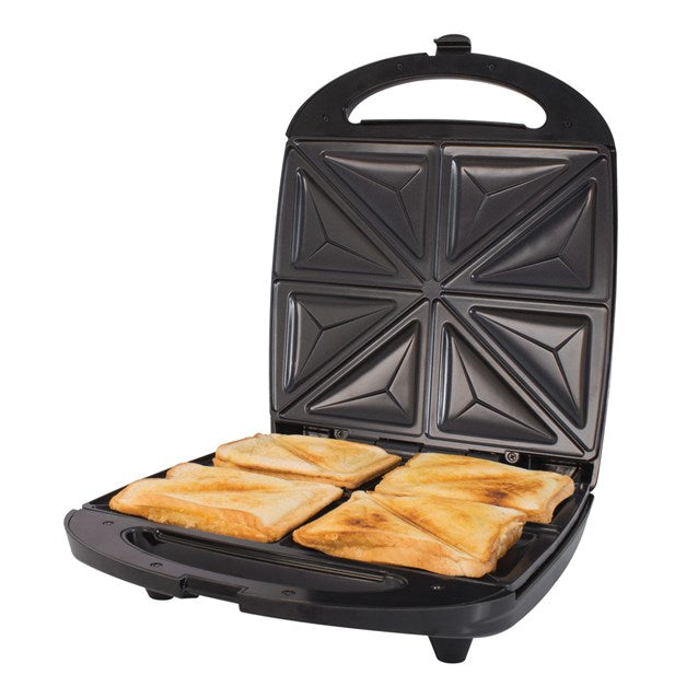 4 Portion Sandwich Toaster - Stainless Steel