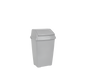 Everyday 25L Lift Top Bin Cool Grey