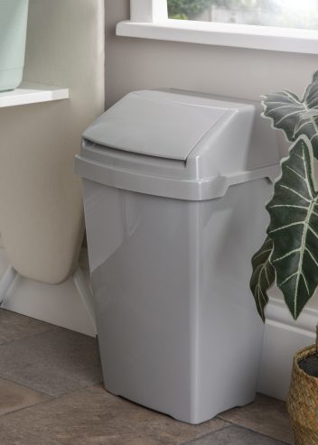 Everyday 25L Lift Top Bin Cool Grey