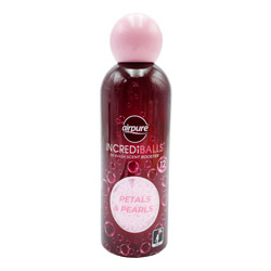 AIRPURE INCREDIBALLS BOULES DE PARFUM À DILUER PÉTALE ET PERLE 12 LAVAGES