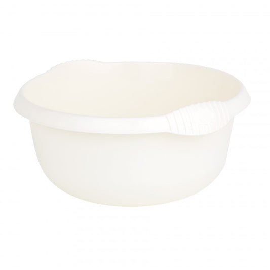 36cm Casa Round Plastic Washing Up Bowl Soft Cream