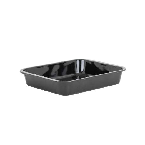 Enamel 0.6mm 36cm Roaster Black