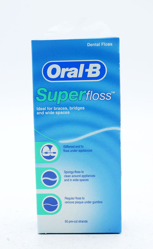 ORAL B SUPER FLOSS PRE CUT STRANDS