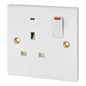 13 Amp 1-Gang White Switched Socket Quality Socket Outlet