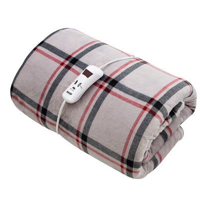 Bauer Luxury Soft Touch Heated Throw Plaid 120x160