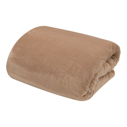 Bauer Plaid Chauffant Luxe Doux au Toucher Beige 120x160