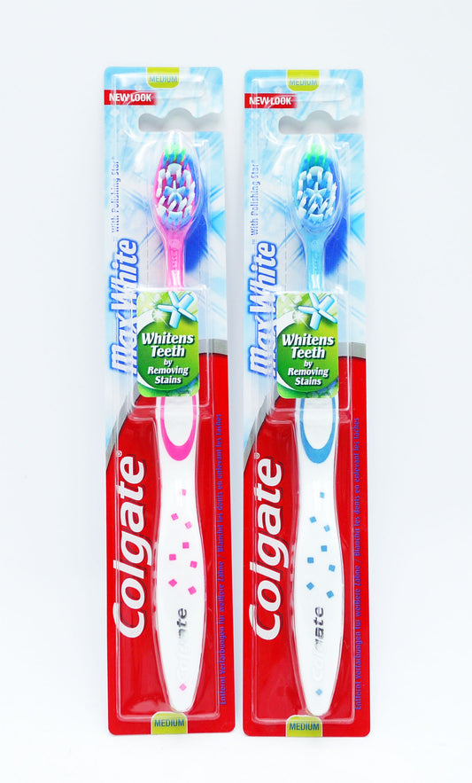 COLGATE TOOTHBRUSH MAX WHITE MEDIUM